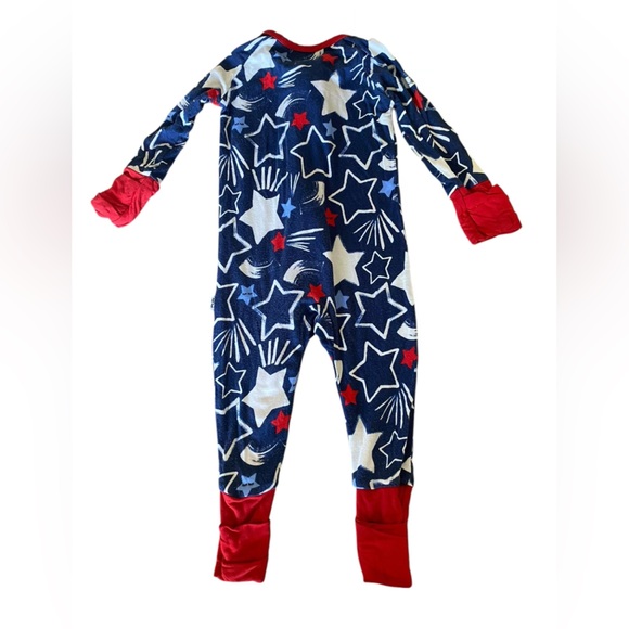 Little Sleepies Star Spangled Zippy 0-3 months - Picture 5 of 6